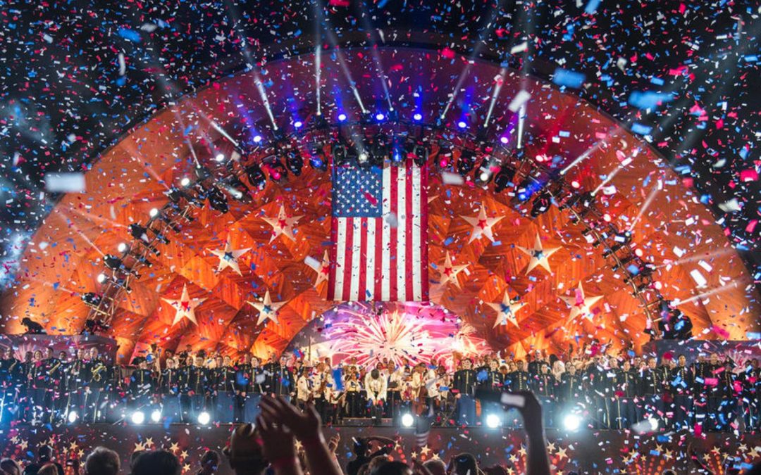 Rain Didn’t Stop the Annual Boston Pops July 4th Celebration From Going off with a Bang… Literally!