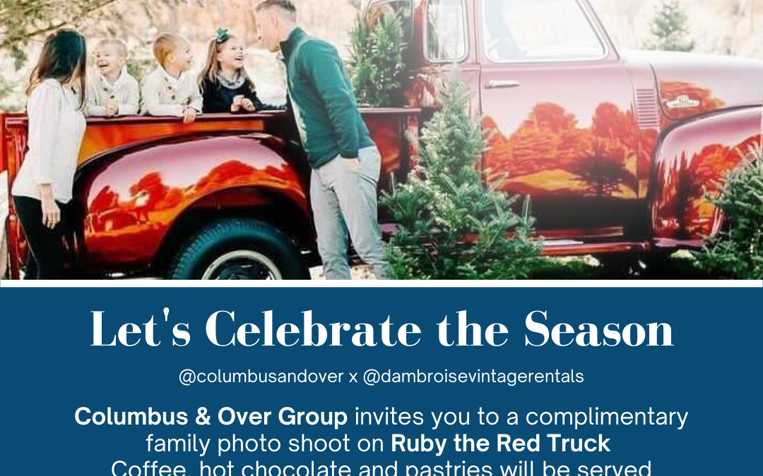 Family Photo Shoot: Ruby the Red Truck