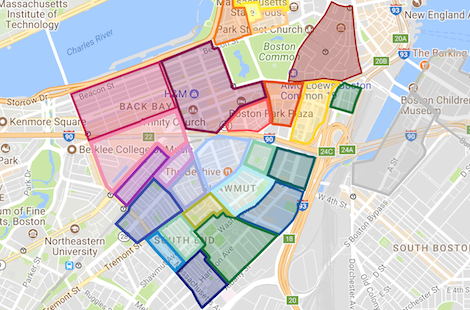 Interactive Boston Neighborhood Map