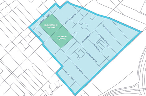 Welcome to Franklin & Blackstone Square